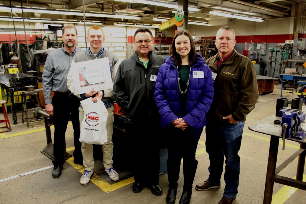 MAC Trailer partners with AHS to award student of the month