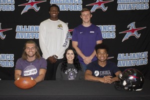 Five Athletes Commit to College