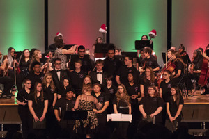 Snow Flies During AHS Winter Concert