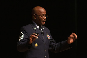 Johnson Speaks at AHS Veteran’s Day Assembly