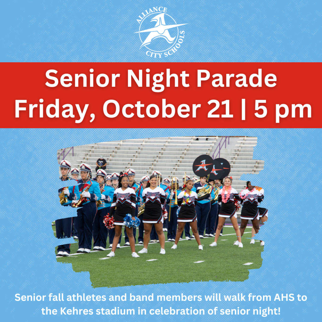 senior night parade info