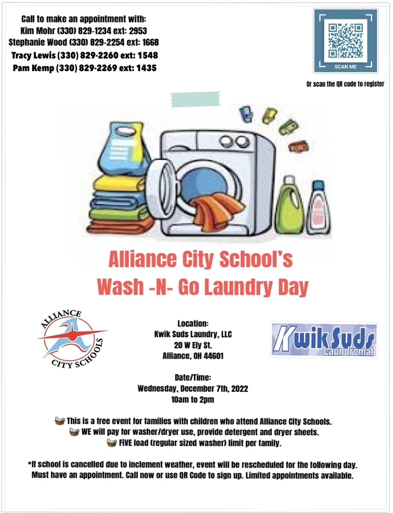 ACS Wash-N-Go Laundry Day Info