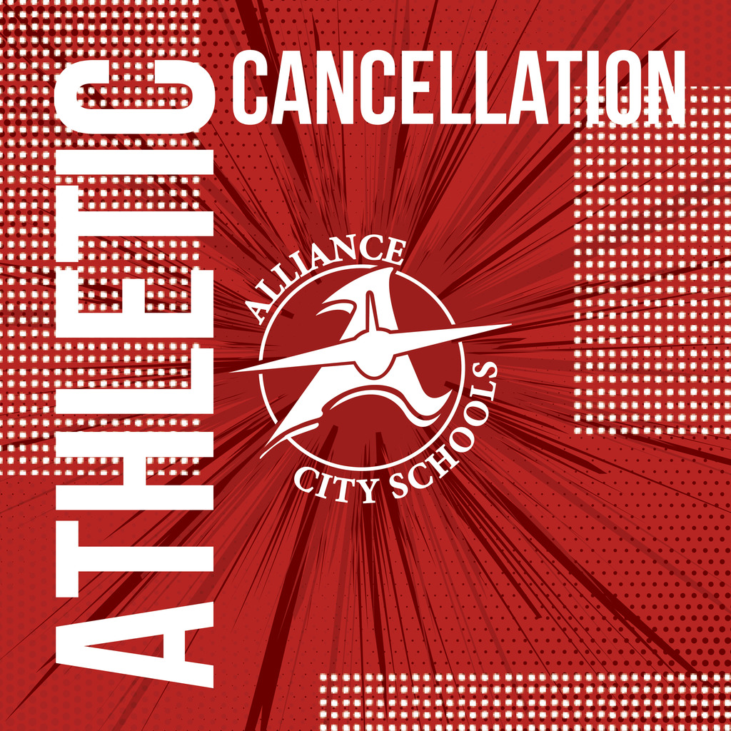 Athletic Cancellation Graphic