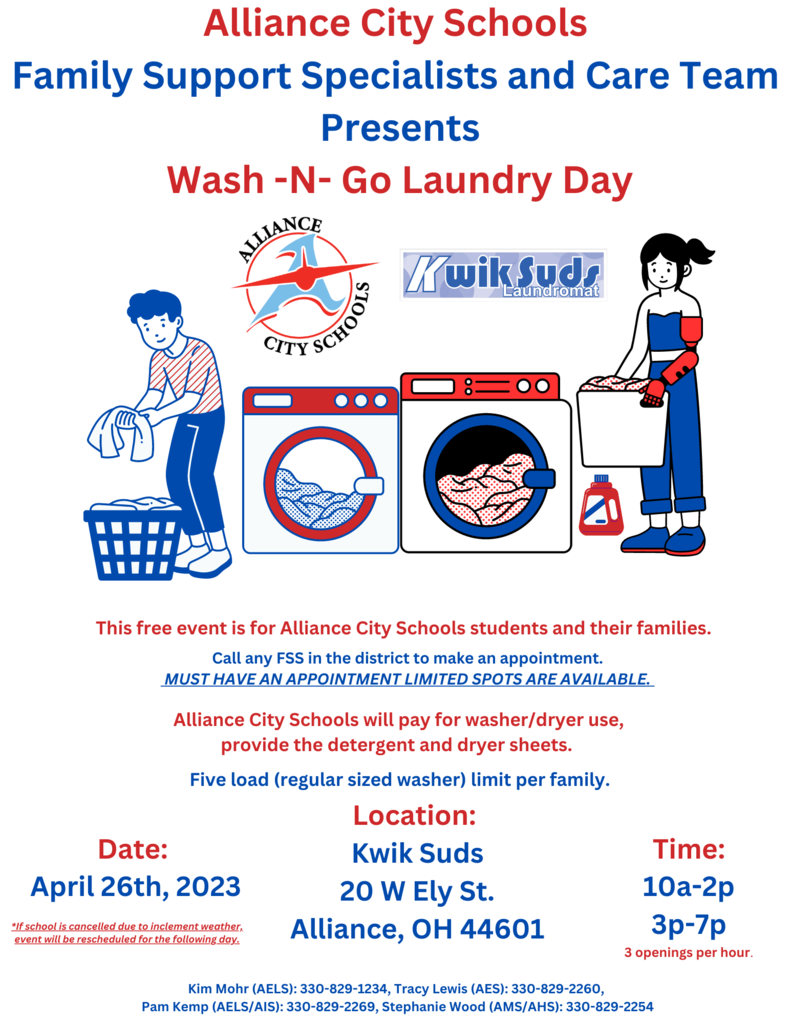 Information about the ACS Wash-N-Go Laundry Day