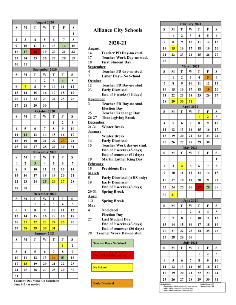 Academic Calendar Seattle U